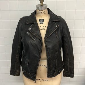 Wilsons Leather Women’s Leather Motorcycle Jacket